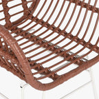 Cadeira de Exterior em Rattan Bordo | Coleção BLUSH - Gato Preto