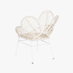 Cadeira de Exterior Folha Branca | BLANC - Gato Preto