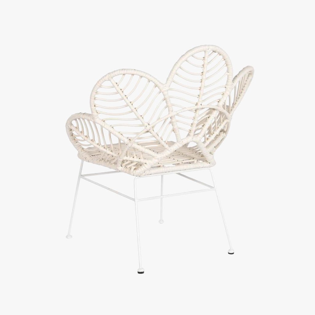 Cadeira de Exterior Folha Branca | BLANC - Gato Preto