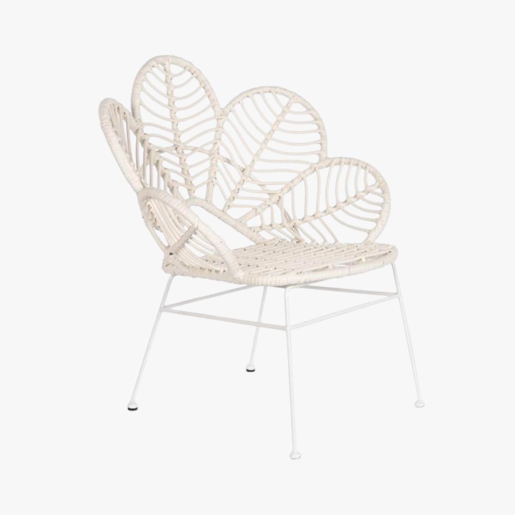 Cadeira de Exterior Folha Branca | BLANC - Gato Preto