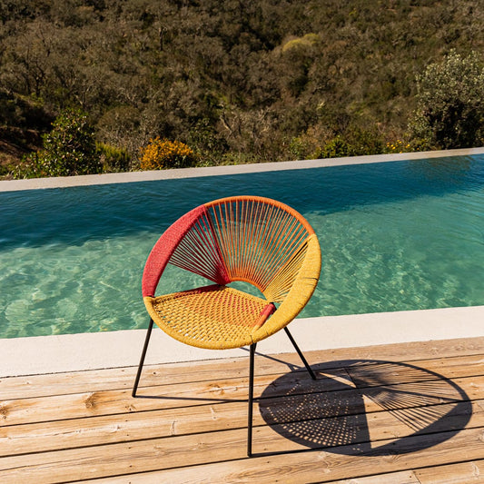 Cadeira de Metal Coloria DANXIA - Gato Preto