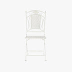 Cadeira de Metal de Exterior 40x48x93 cm | Romantic Garden - Gato Preto