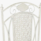 Cadeira de Metal de Exterior 40x48x93 cm | Romantic Garden - Gato Preto