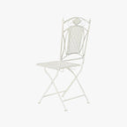 Cadeira de Metal de Exterior 40x48x93 cm | Romantic Garden - Gato Preto