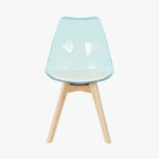 Cadeira Efeito Luminoso Azul 54X47X83 EAMES - Gato Preto