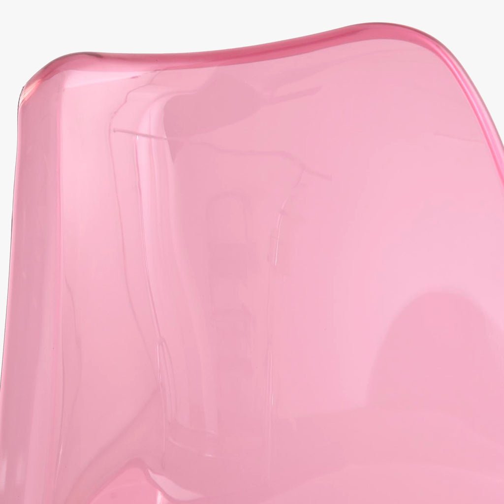 Cadeira Efeito Luminoso Rosa 54X47X83 EAMES - Gato Preto