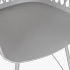 Cadeira PP Cinza 57x57x80,5 - Gato Preto