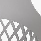 Cadeira PP Cinza 57x57x80,5 - Gato Preto