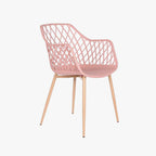 Cadeira PP Rosa 54x58x85 - Gato Preto
