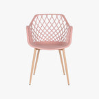 Cadeira PP Rosa 54x58x85 - Gato Preto
