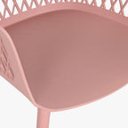 Cadeira PP Rosa 55x57x83,5 - Gato Preto