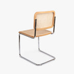 Cadeira Rattan Natural com Metal JAVA - Gato Preto