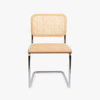 Cadeira Rattan Natural com Metal JAVA - Gato Preto