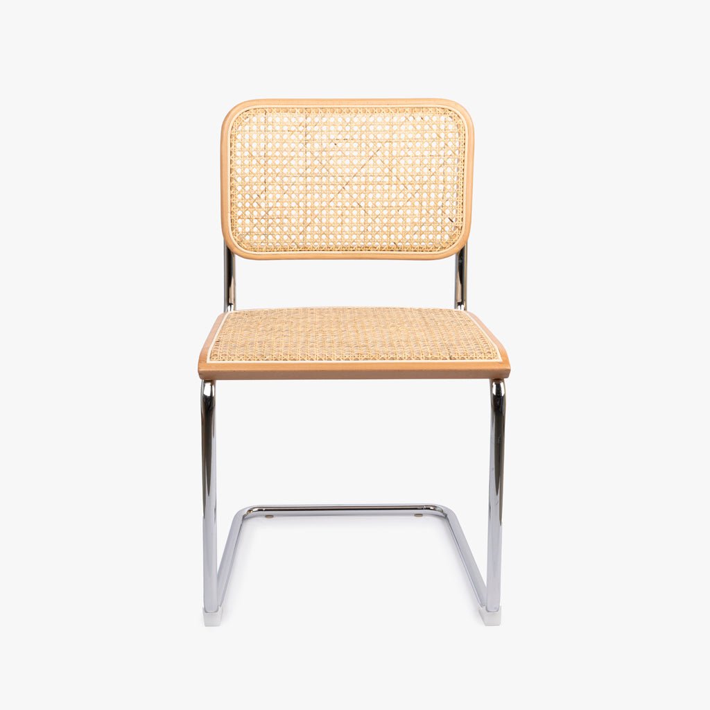 Cadeira Rattan Natural com Metal JAVA - Gato Preto