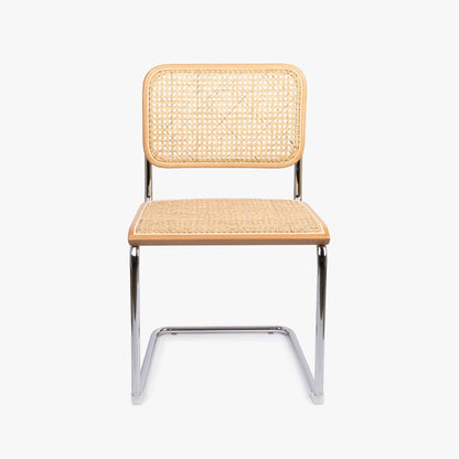 Cadeira Rattan Natural com Metal JAVA - Gato Preto