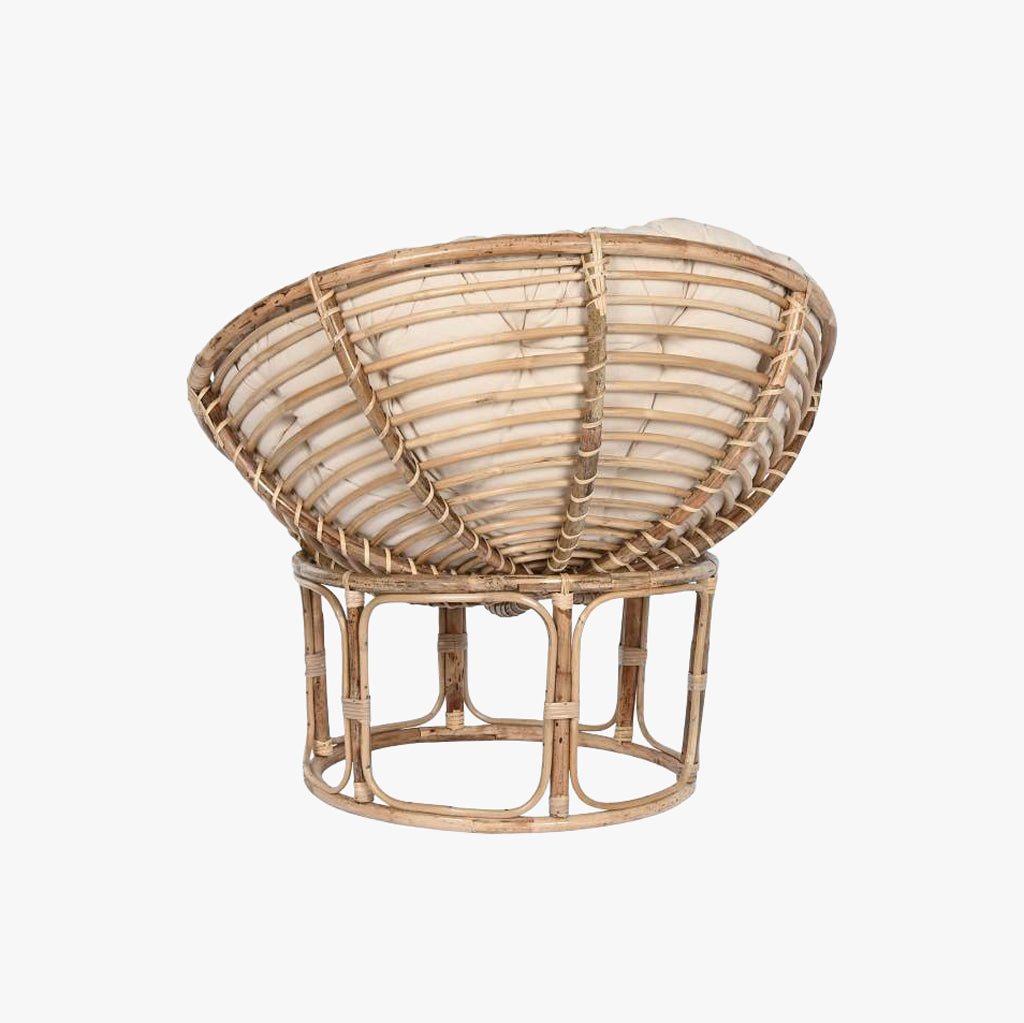 Cadeira Redonda Rotativa com Almofada MALVA - Gato Preto