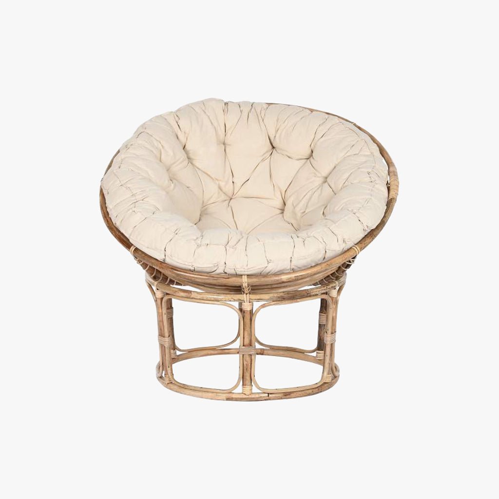 Cadeira Redonda Rotativa com Almofada MALVA - Gato Preto