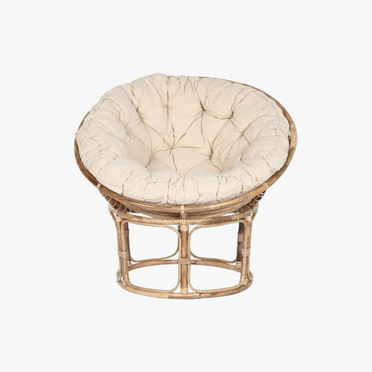 Cadeira Redonda Rotativa com Almofada MALVA - Gato Preto