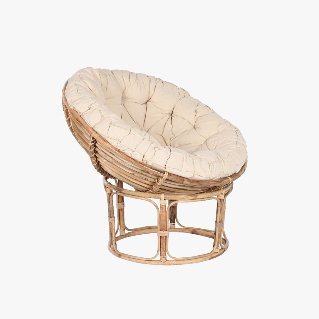 Cadeira Redonda Rotativa com Almofada MALVA - Gato Preto