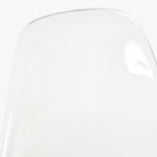 Cadeira Transparente Branca & Preto 54X47X83 EAMES - Gato Preto
