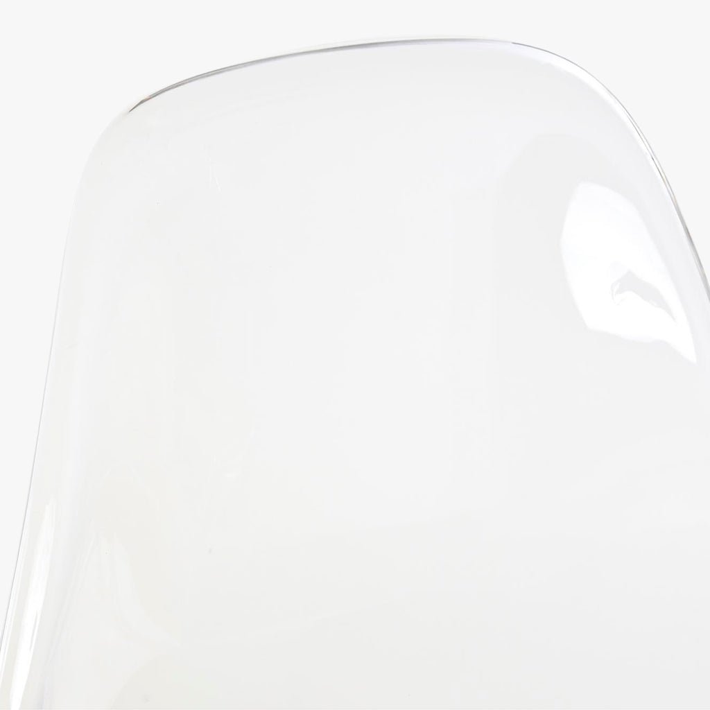 Cadeira Transparente Branca & Preto 54X47X83 EAMES - Gato Preto