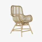 Cadeirao Alto de Rattan 62x62x92 BALI - Gato Preto
