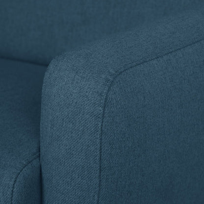 Cadeirão azul MARLON - Gato Preto