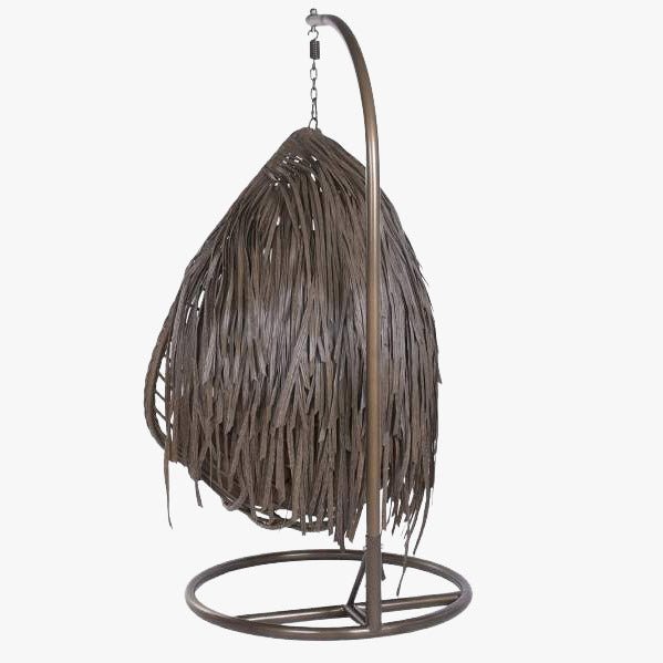 Cadeirão Ball Spring Ogiva Castanho Gato Preto