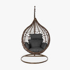 Cadeirão Suspenso Gota Castanho COMPORTA – Ball Spring | Gato Preto