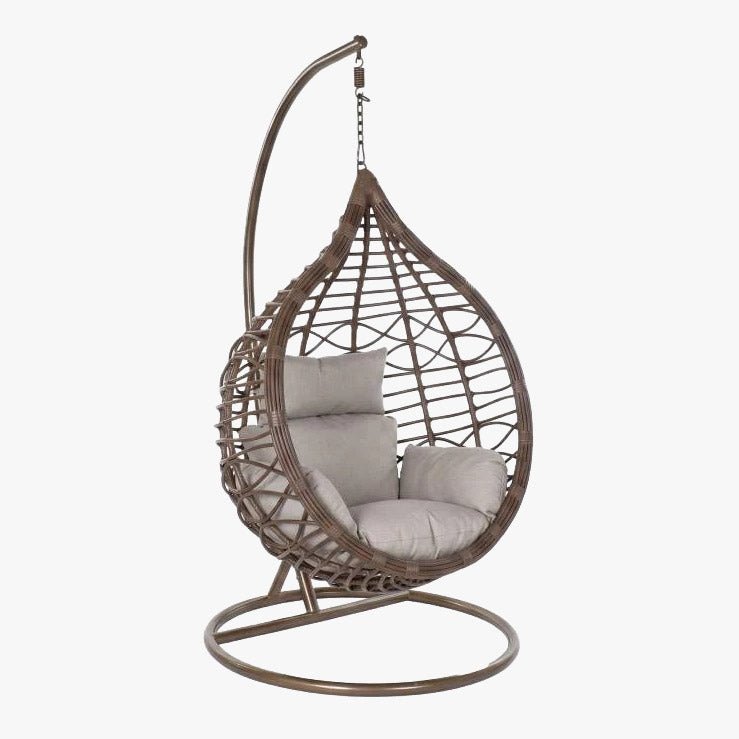 Cadeirão Ball Spring Gota Castanho 100x78x120 COMPORTA - Gato Preto