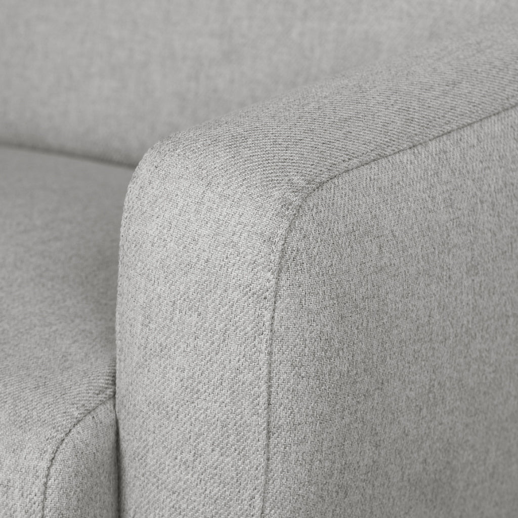 Cadeirão cinza MARLON - Gato Preto