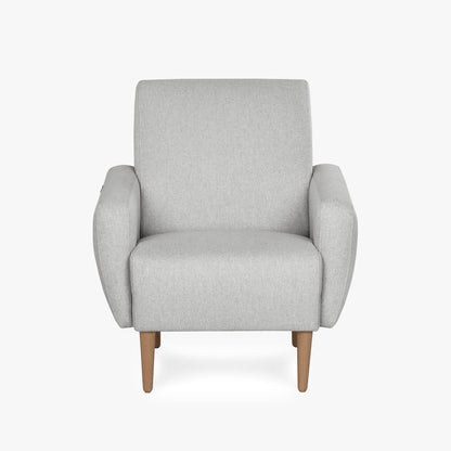 Cadeirão cinza MARLON - Gato Preto