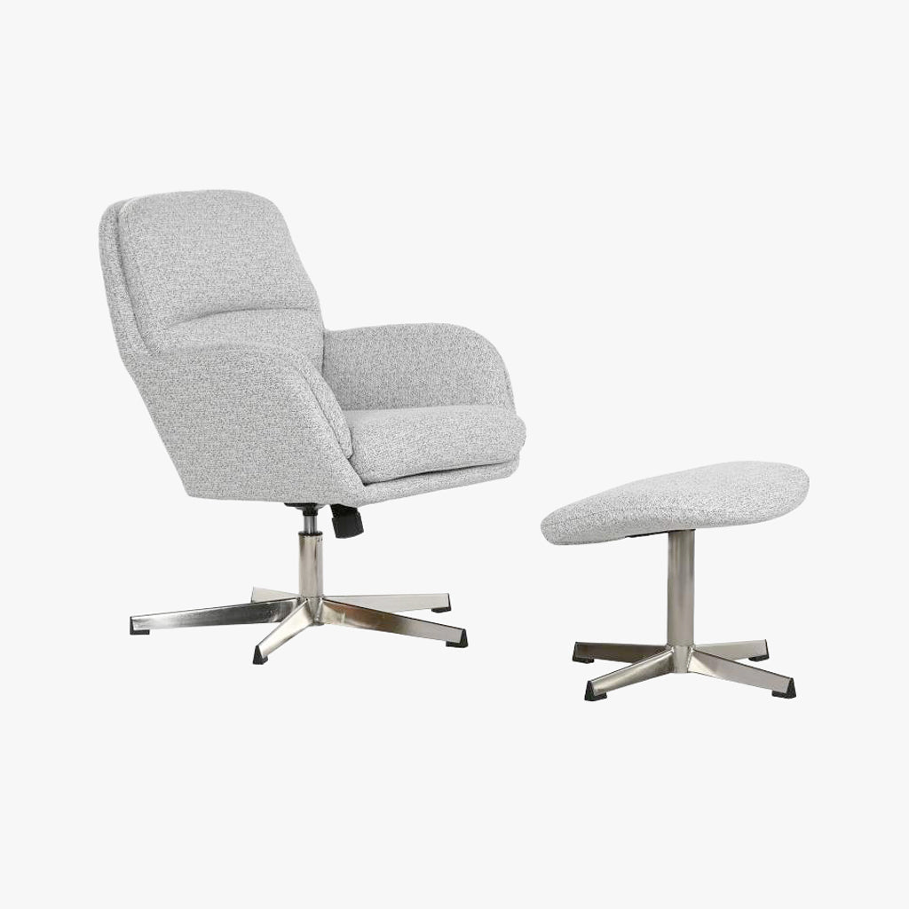 Cadeirão Com Banco Metal 72x78x83 VERSAILLES - Gato Preto