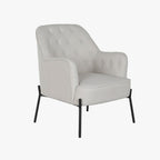 Cadeirão Cosmopolite Capitóné | Bege | 65x73x79,5 cm - Gato Preto
