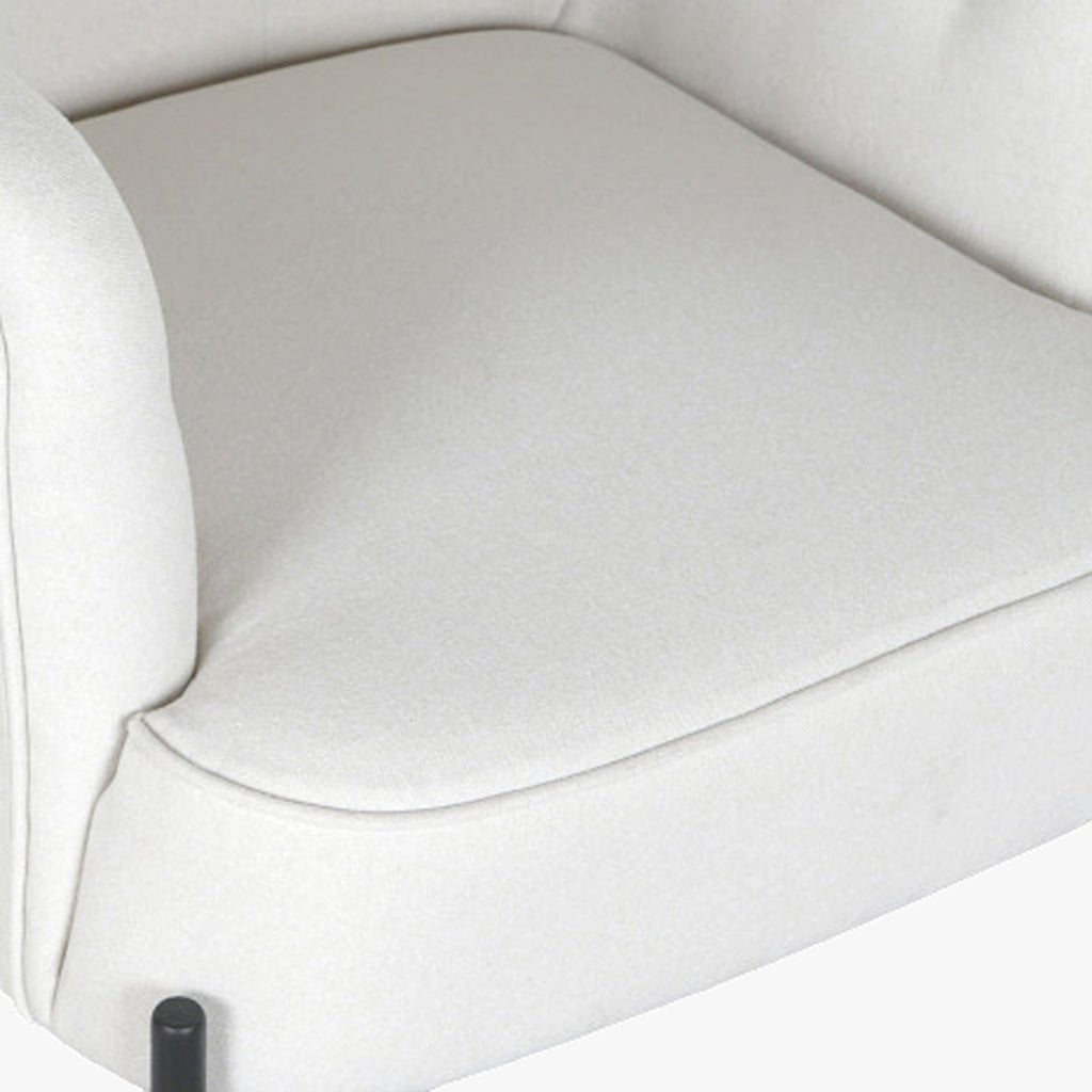 Cadeirão Cosmopolite Capitóné | Bege | 65x73x79,5 cm - Gato Preto