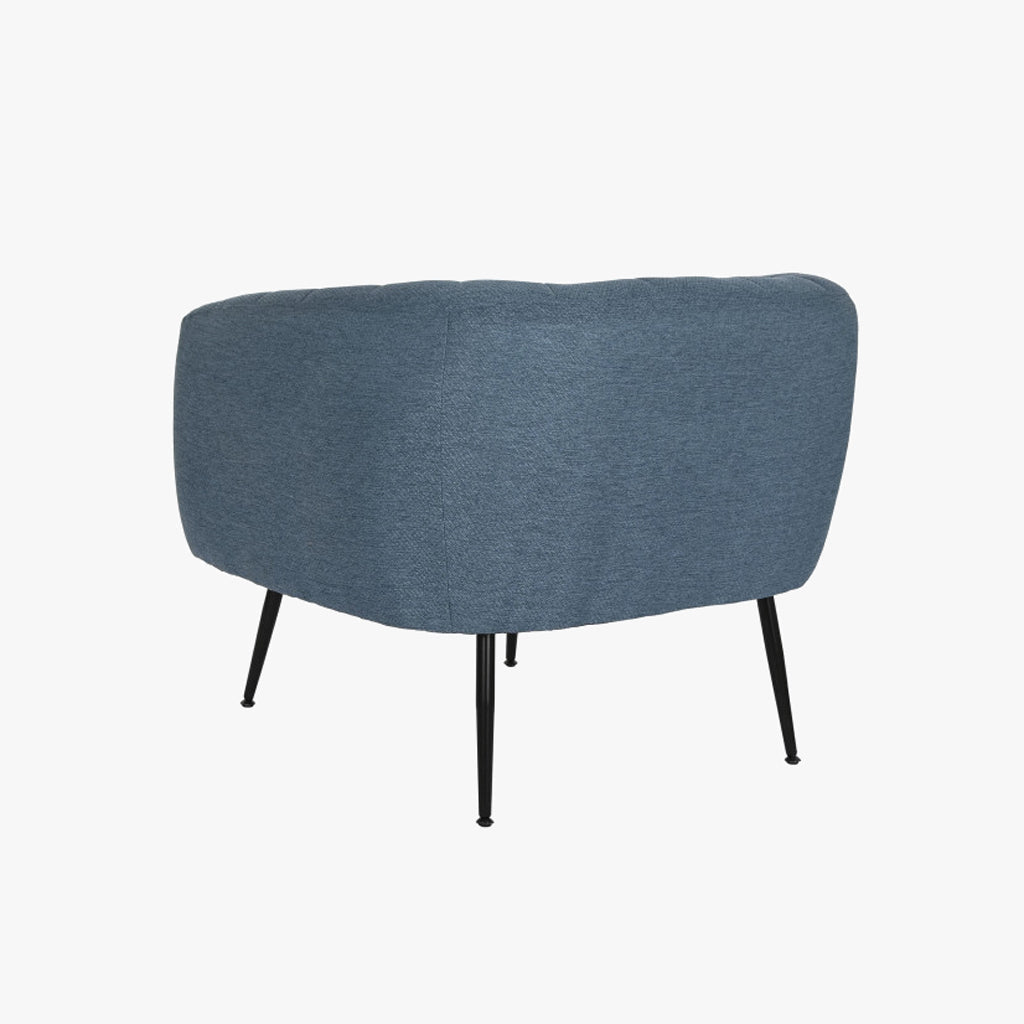 Cadeirão Cosmopolite com Braços | Azul | 81x75x73 cm - Gato Preto