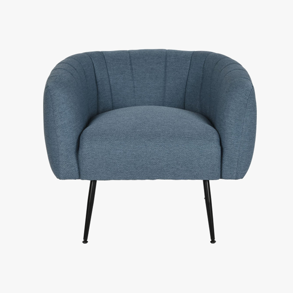 Cadeirão Cosmopolite com Braços | Azul | 81x75x73 cm - Gato Preto