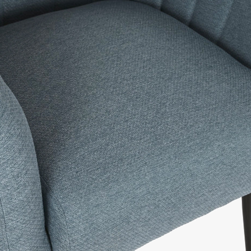 Cadeirão Cosmopolite com Braços | Azul | 81x75x73 cm - Gato Preto