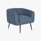 Cadeirão Cosmopolite com Braços | Azul | 81x75x73 cm - Gato Preto