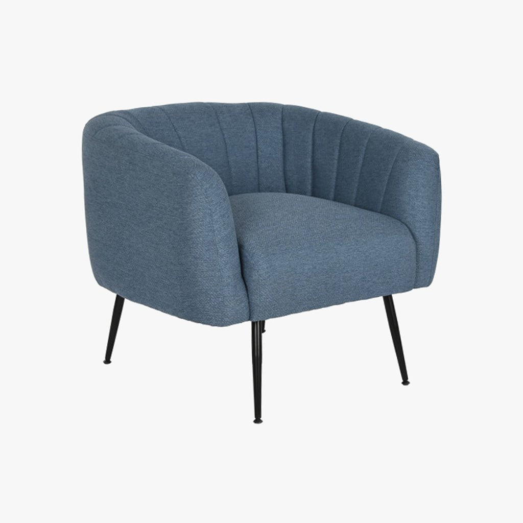 Cadeirão Cosmopolite com Braços | Azul | 81x75x73 cm - Gato Preto