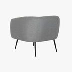 Cadeirão Cosmopolite com Braços | Cinza | 81x75x73 cm - Gato Preto