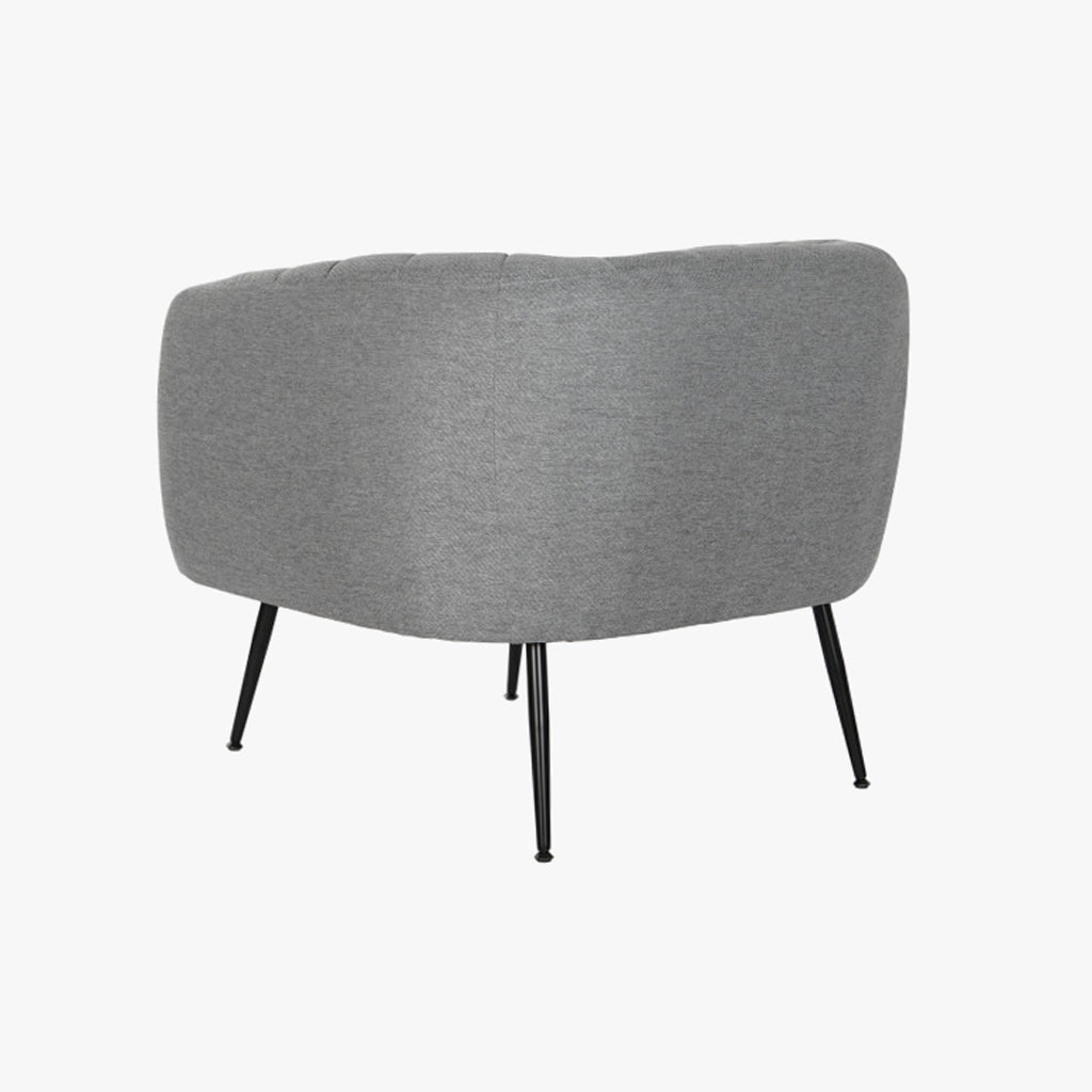Cadeirão Cosmopolite com Braços | Cinza | 81x75x73 cm - Gato Preto