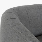 Cadeirão Cosmopolite com Braços | Cinza | 81x75x73 cm - Gato Preto
