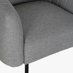 Cadeirão Cosmopolite com Braços | Cinza | 81x75x73 cm - Gato Preto