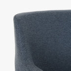 Cadeirão Cosmopolite Pé em Metal | Azul | 66x62x75 cm - Gato Preto