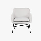 Cadeirão Cosmopolite Pé em Metal | Bege | 66x62x75 cm - Gato Preto
