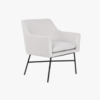 Cadeirão Cosmopolite Pé em Metal | Bege | 66x62x75 cm - Gato Preto
