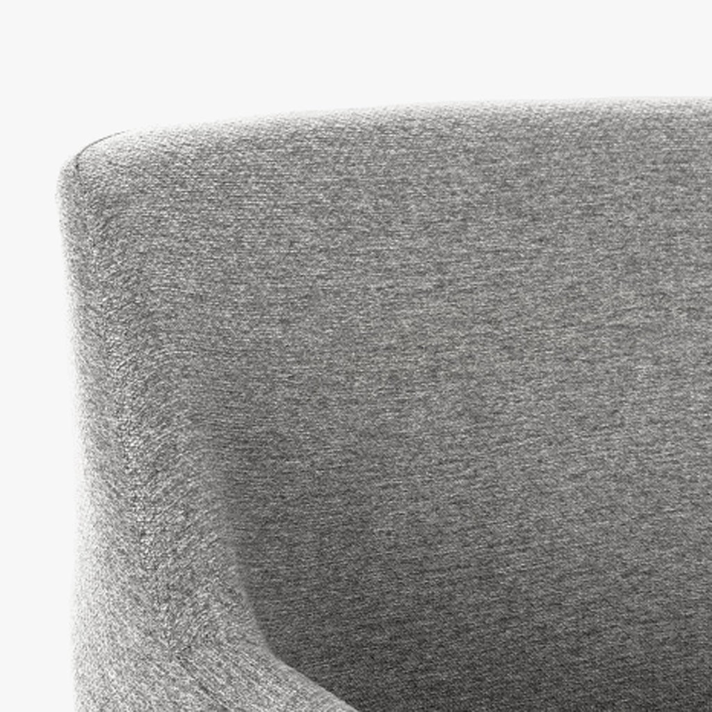 Cadeirão Cosmopolite Pé em Metal | Cinza | 66x62x75 cm - Gato Preto