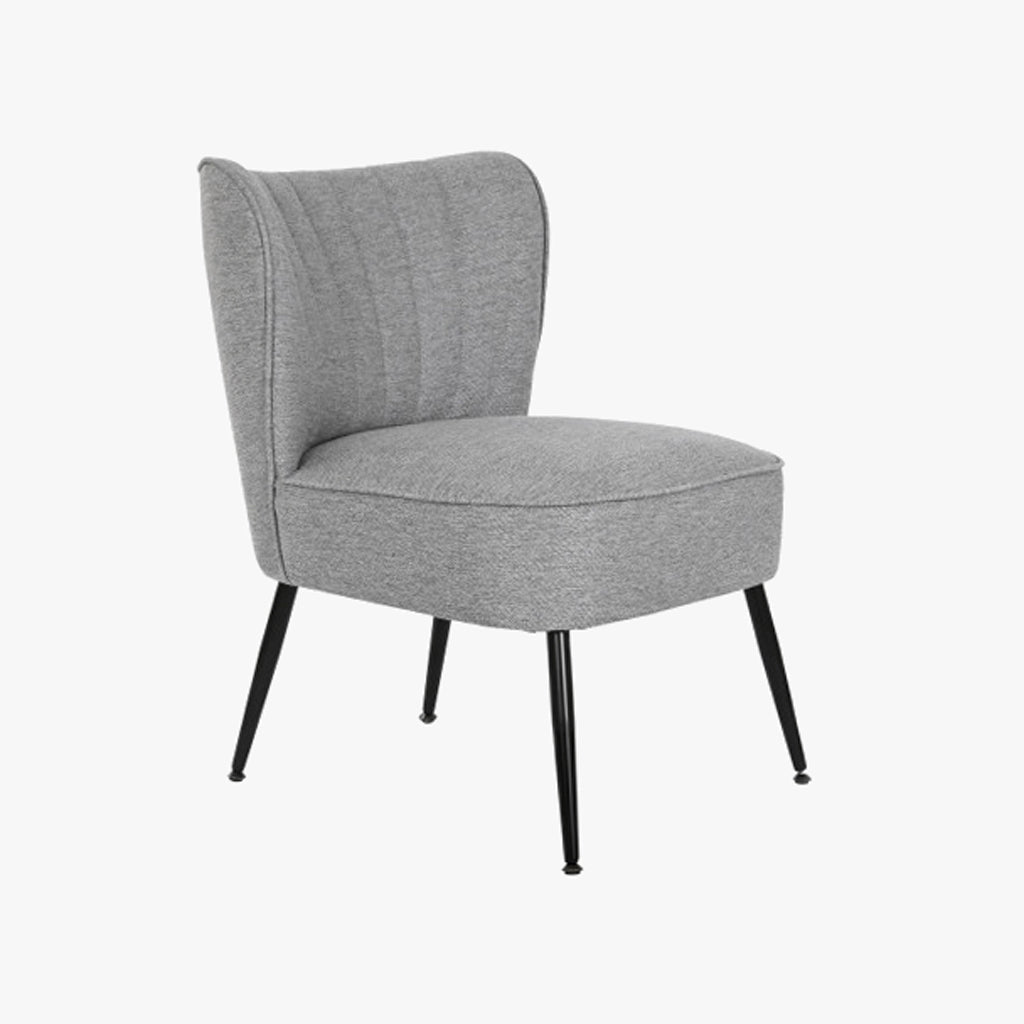 Cadeirão Cosmopolite Sem Braços | Cinza | 55x64x72,5 cm - Gato Preto