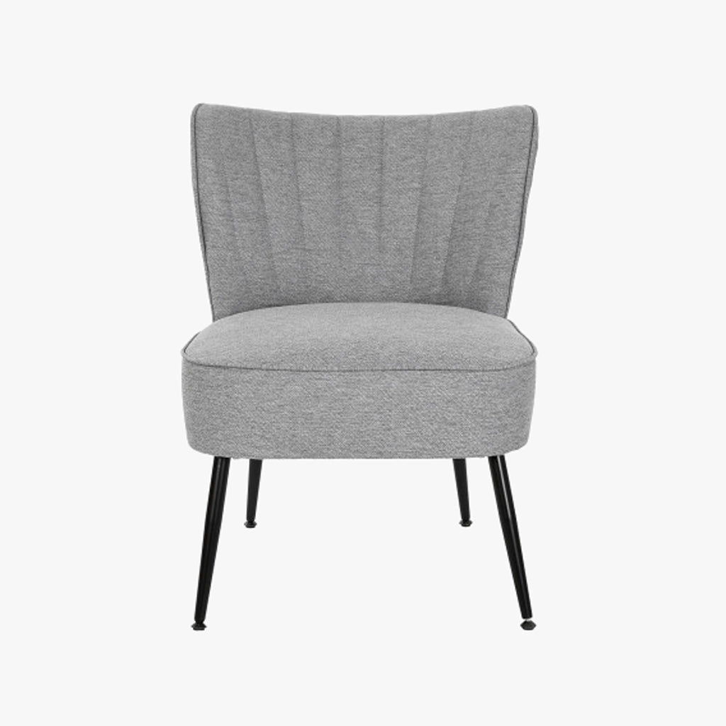 Cadeirão Cosmopolite Sem Braços | Cinza | 55x64x72,5 cm - Gato Preto